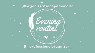 Evening routine - WEBINAR COMPLETO