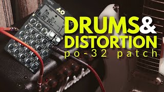 PO 32 kit: DRUMS & DISTORTION (data transfer included) | free PO-32 patch