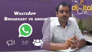 How To Send Whatsapp Broadcast Message and The Difference Between Whatsapp Broadcast and Group