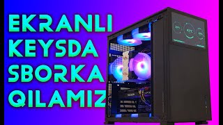 Ekranlik Keysda kompyuter teramiz I5 12400f & RX 6700XT