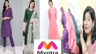 Huge Myntra Summer kurti Haul || Starting from 224😱#myntra #myntrahaul #hugehaul #haulvideo