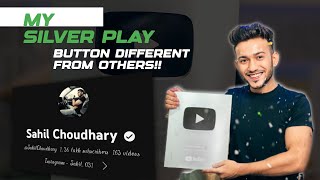 APNA SILVER PLAY BUTTON AGYA 😍 | UNBOXING SILVER PLAY BUTTON || SAHIL CHOUDHARY ||