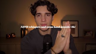 ASMR hand sounds and whispers