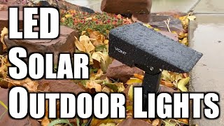 Vont LED Outdoor Solar Lights REVIEW | IPX7 Waterproof Landscape Spotlights