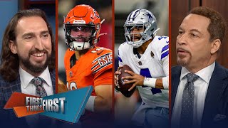 Cowboys deserve an F for loss vs Saints, time to panic about Caleb Williams? | FIRST THINGS FIRST