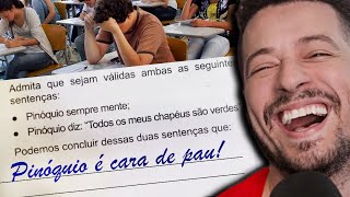 OS MEMES MAIS ENGRAÇADOS DAS PROVAS DE MATEMÁTICA - O PINÓQUIO DA OBMEP