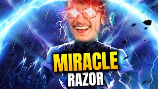 Miracle Returns to the Game: Last Picking Razor against Last Picking Meepo Mid