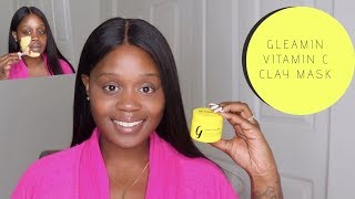 Treating My Hyperpigmentation | Gleamin Clay Mask Review + Simple Makeup For Covering Dark Spots