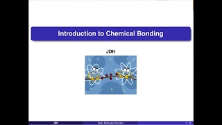 Introduction to bonding interactions