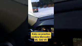 Kako se pravilno parkira Mercedes ML 500 V8 #shorts #canada #snow #funtime #parking