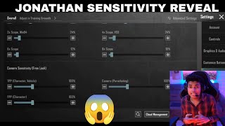 jonathan gaming sensitivity is reveal 😱@JONATHANGAMINGYT