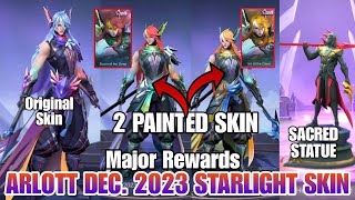 Arlott December 2023 Starlight Skin All Major Rewards Update | Last Starlight Skin | MLBB