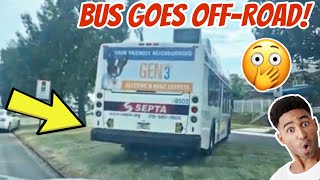 Philly SEPTA City Bus Goes Off-Road!