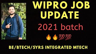 WIPRO JOB UPDATE ||  Elite NTH 2021