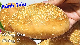 Thêm Cách Mới Bánh Tiêu Cấp Tốc Nở Phình Giòn Xốp Không Men, Không Ủ- Fried sesame cake