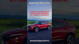 ¿Cuanto es el consumo de la Chevrolet Trax 2024? #shorts