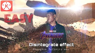 Endgame Disintegration Tutorial ! Kinemaster || Avengers Endgame Disintegration Tutorial