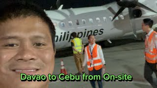 Travel Vlog: From On-site Davao to Cebu Flight