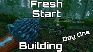 (Ark Mobile) FRESH START DAY ONE TAMİNG AND BUİLDİNG EP 1