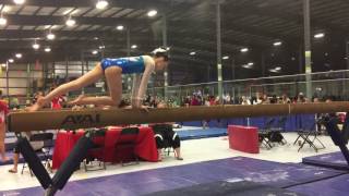 Maddy Reid 12 years old level 10 beam routine