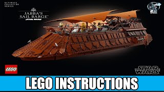 LEGO Instructions - Star Wars - 75397 - Jabba's Sail Barge - Ultimate Collector Series (All Books)