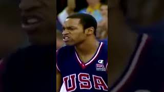 He Literally Jumped Over a 7'2" Player: Vince Carter's Unforgettable Olympic Dunk! #shorts