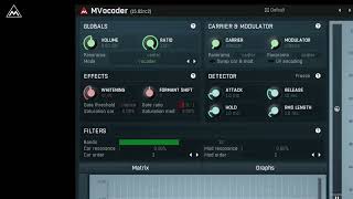 MVocoder Quick Introduction