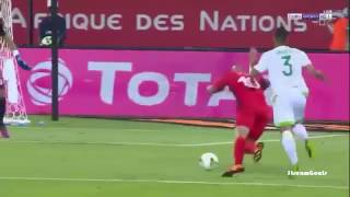 ‫اهداف مباراة تونس 2 - 1 الجزائر تعليق حفيظ الدراجي كأس افريقيا _ CAN 2017 ALGERIE 1-2 TUNISIE‬