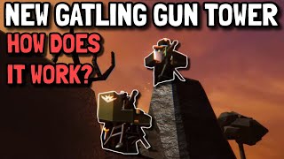 THE NEW GATLING GUN TRAILER IS HERE! FULL ANALYSIS | Roblox Tower Defense Simulator TDS