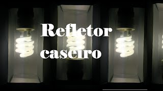 É hora da reciclagem - Como fazer um refletor com caixa de leite UHT