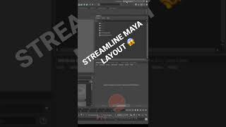 Streamline layout and work faster in Autodesk Maya 😱 #shorts