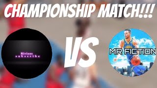 CHAMPIONSHIP MATCH IN YOUTUBERS TOURNAMENT IN NBA LIVE MOBILE 20!!!