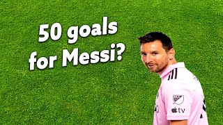 Are 50 goals for Lionel Messi Inter Miami Season possible?