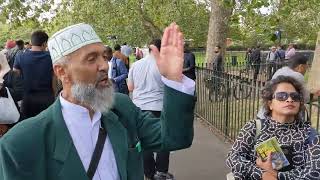 (1) John Sherwood - Sacrifice - Speakers Corner Hyde Park London 13-8-2023.