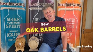 New Style Oak Barrels For Spirit, Wine or Beer