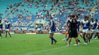 NRL Warriors Warm up