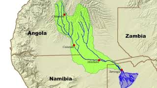 The Permanent Okavango River Basin Water Commission OKACOM survey through Angola Namibia to Botswana