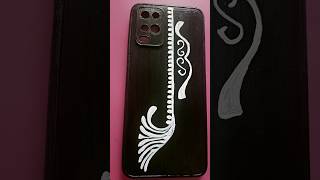 Reuse old mobile cover | Cute mobile cover painting #youtubeshorts #diy #mobilecoverart #reuseidea