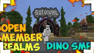 OPEN MEMBER REALMS DINO SMP BURUAN JOIN SEBELUM RAME