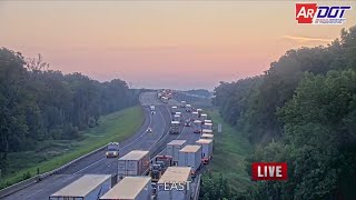 I-40 in Monroe County blocked morning after deadly crash involving 18-wheelers, hazardous military m