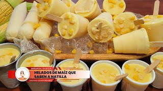 🤑Emprende con 🍦HELADOS DE MAÍZ🌽 SABEN A NATILLA🌽🍮