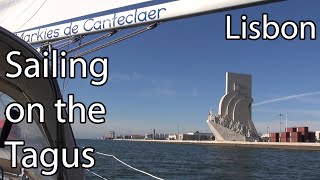 Sailing the Tagus, Lisbon, Portugal