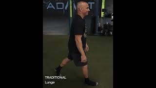 Stationary Lunge (Traditional) vs Deep Lunge