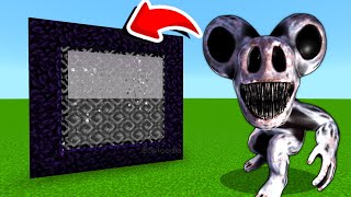 How To Make A Portal To The ZOONOMALY MONSTER KOALA Dimension in Minecraft PE