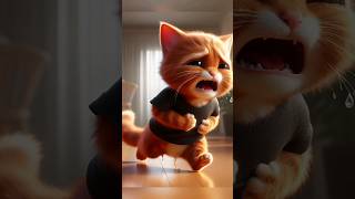 kitten have glitch in the tummy #ticktock #catanimation #trending