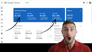 Earn $1,000 Daily with Google Adsense |  Adsense Loading Method 2024 | Increase Your Adsense CPC