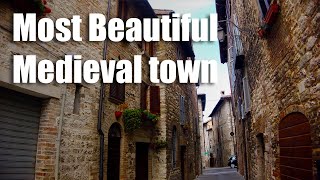 Gubbio Italy the most beautiful medieval town