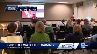 GOP poll watcher training