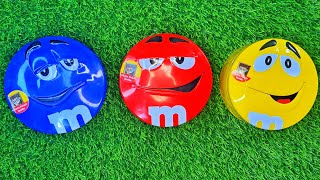 Satisfying Video | Unpacking 3 M&M'S and Skittles with Candy ASMR