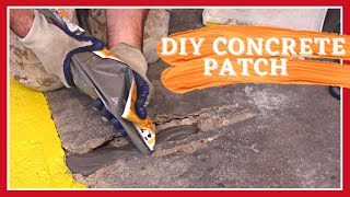 DIY Using the SikaQuick Patch Kit || How to Repair Cracked Concrete